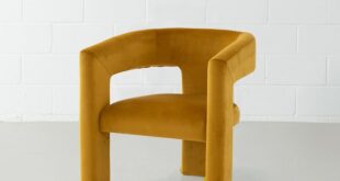 Yellow Velvet Chair