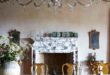 dining room with chandeliers