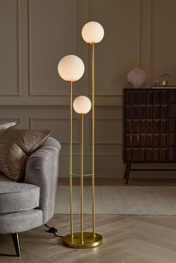 floor lamps in glass