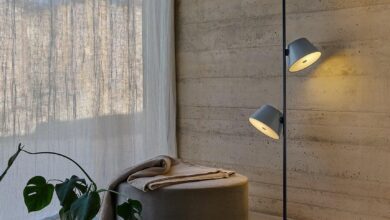 floor lamps in silver