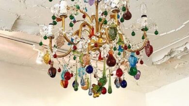 glass chandeliers