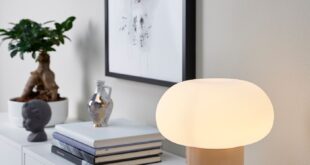 glass table lamp