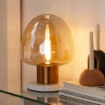 glass table lamp