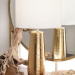 gold table lamp