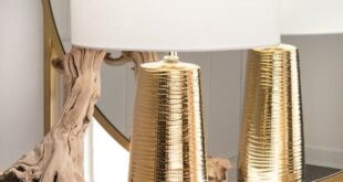 gold table lamp