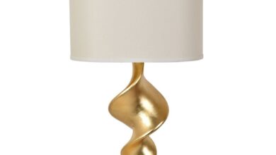 gold table lamp