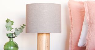 gray lampshade