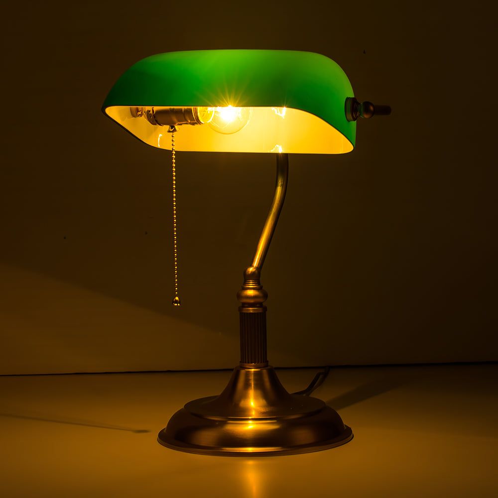 green table lamps