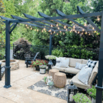 hanging lights outdoors