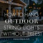 hanging lights outdoors