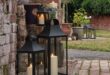 house with outdoor lanterns