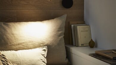 lamps by the bed