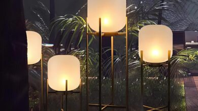 lanterns outdoors
