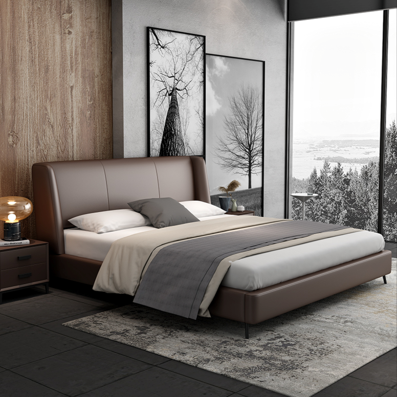 leather bed design Beautiful and Luxurious Bed Options crafted from Exquisite Leather Materials