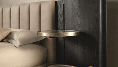 leather bed design