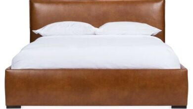 leather beds