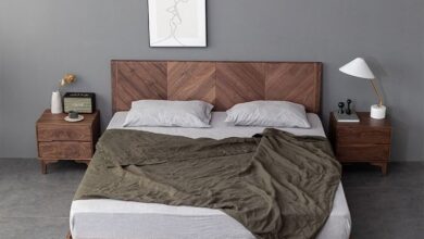 modern solid wood beds