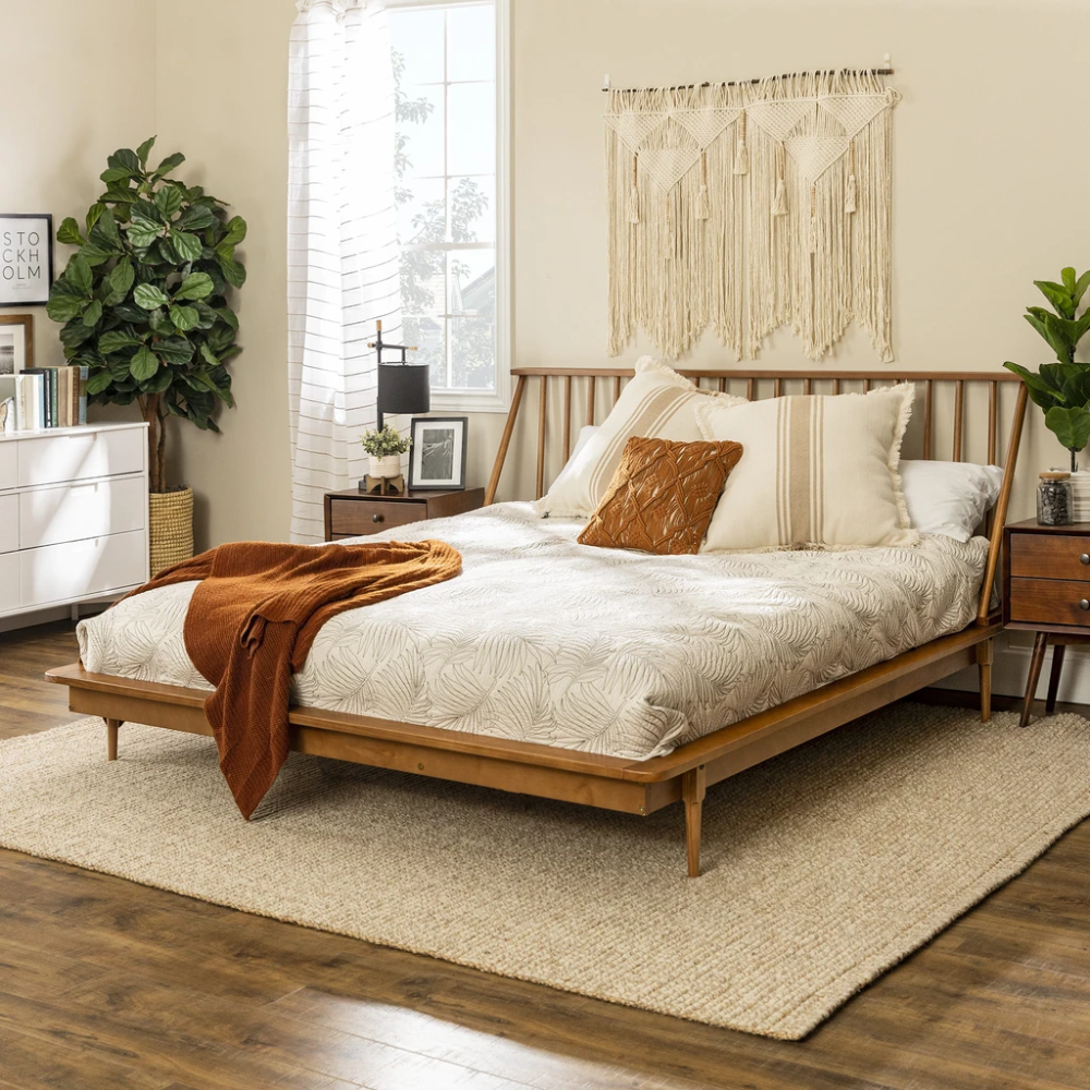 modern solid wood beds