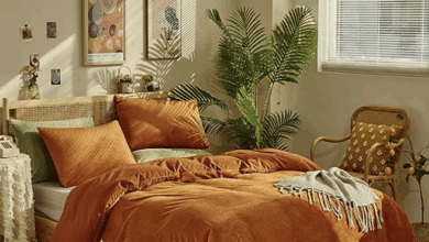 orange beds