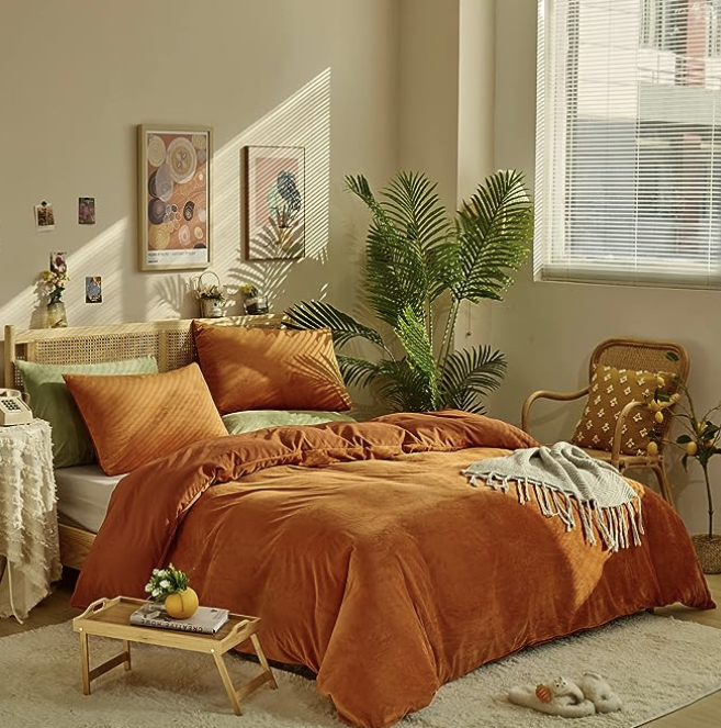 orange beds