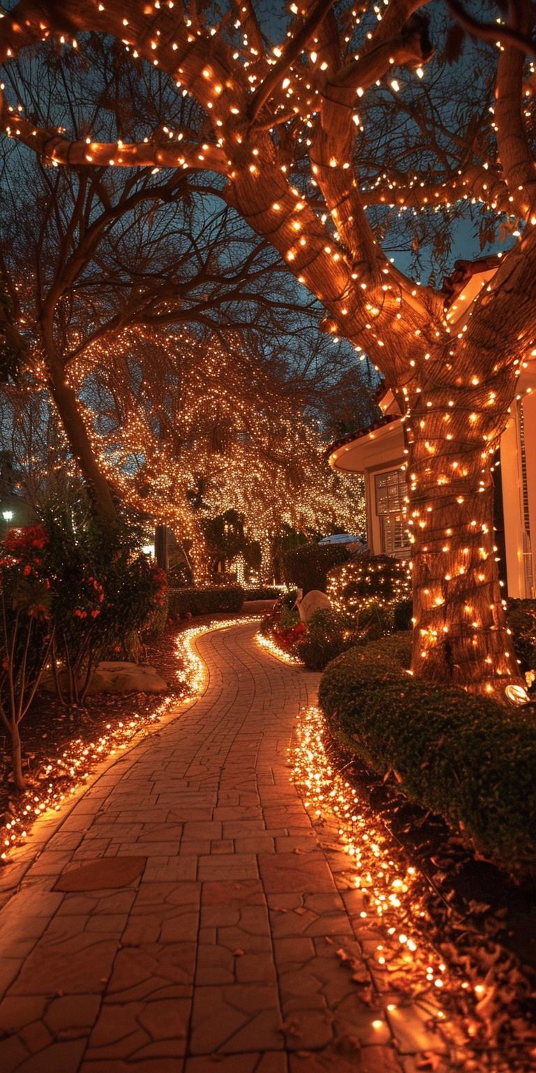 outdoor tree lighting Create a Magical Illumination for Your Trees Outdoors