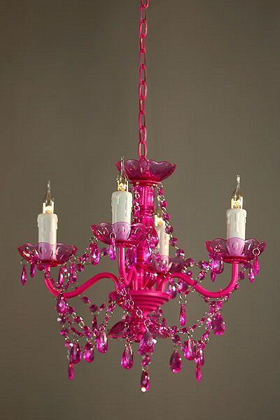 pink chandelier Elegant and Dreamy Lighting Fixture for a Feminine Touch