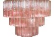 pink chandelier