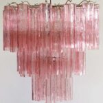 pink chandelier