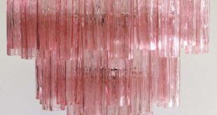 pink chandelier