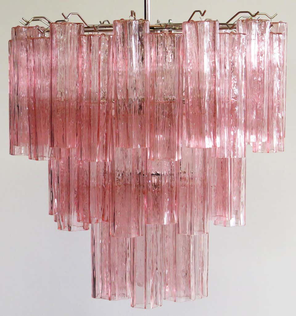 pink chandelier