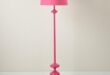 pink floor lamp