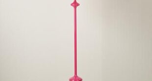 pink floor lamp