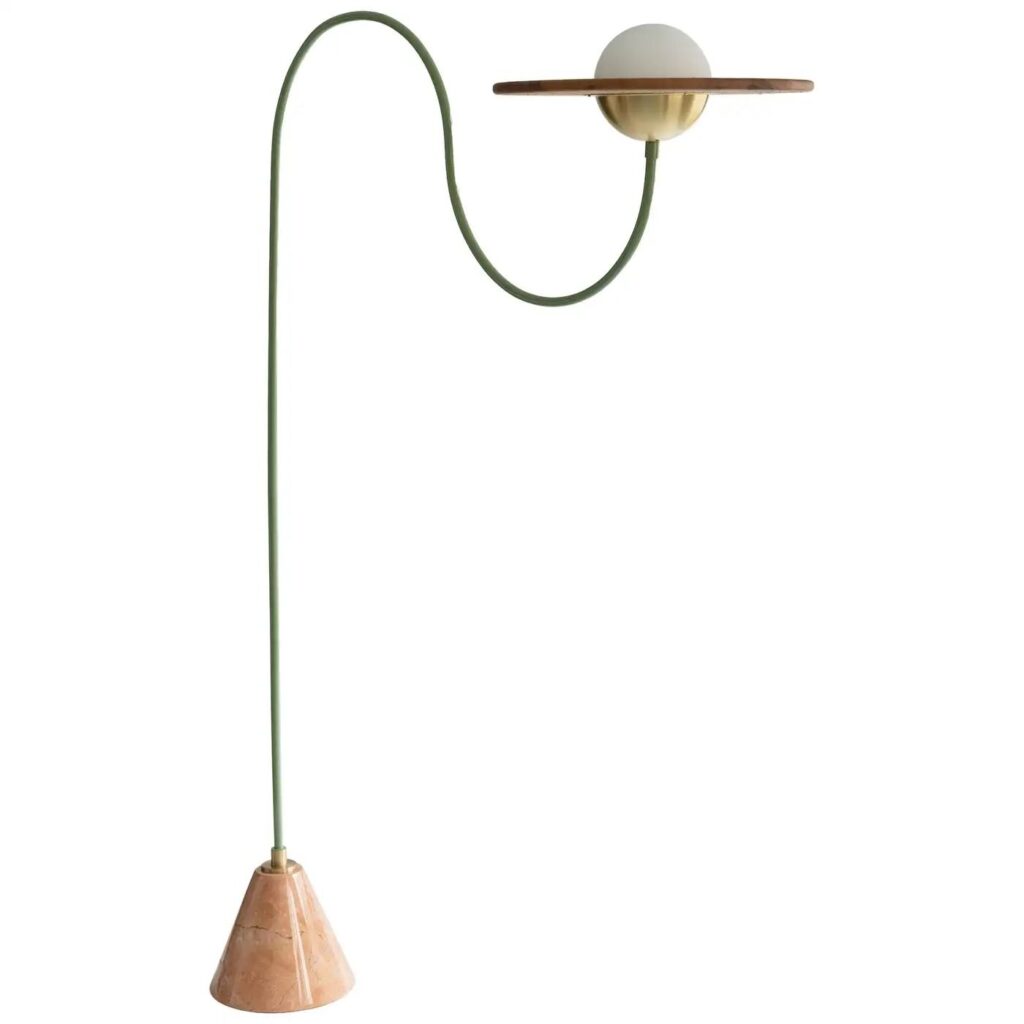 pink floor lamp