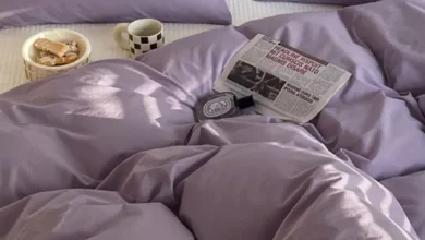 purple beds