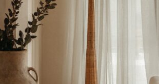 rattan floor lamp