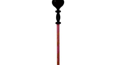 red floor lamp ideas