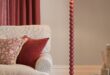 red floor lamp ideas