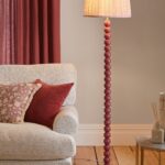 red floor lamp ideas