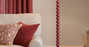 red floor lamp ideas