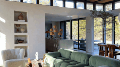 room design with wall lights
