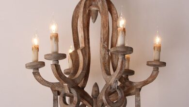 rustic chandelier