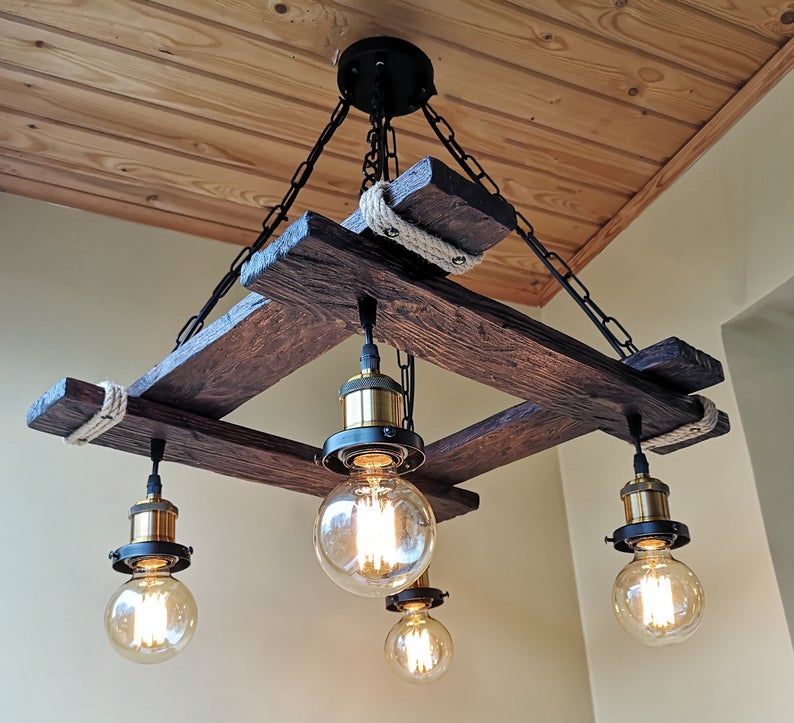 rustic chandelier