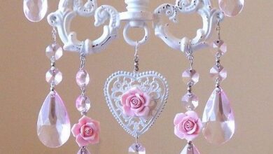 shabby chic chandelier