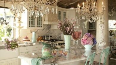shabby chic chandelier