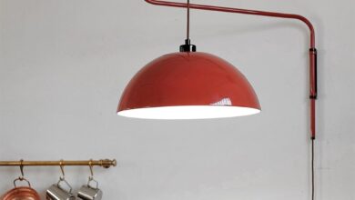 small lamps in the kitchen