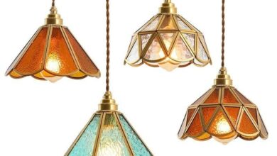 stained glass lights