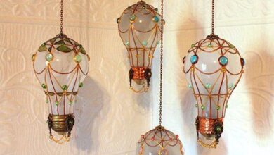 stained glass lights
