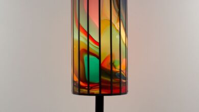 stained glass lights
