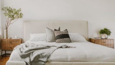 upholstered modern beds