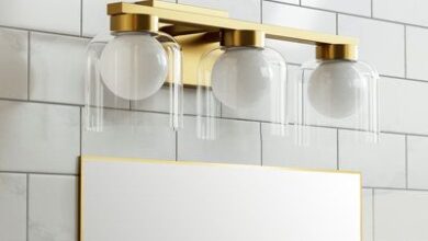 vanity bathroom lamps
